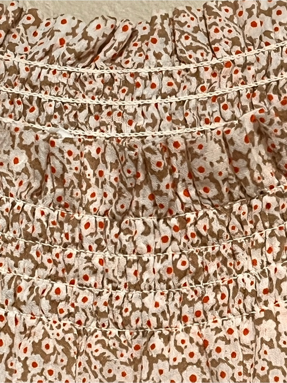 Sundays | Ditsy floral mini babydoll coquette dress Women’s size M ruffle smock - Picture 5 of 9